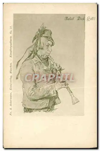 Cartes postales Clarinette