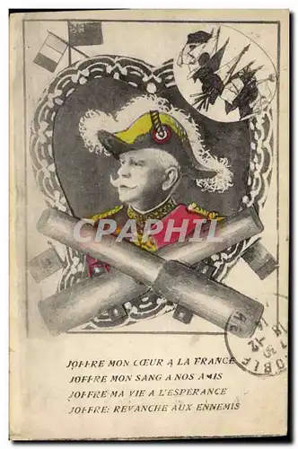 Ansichtskarte AK Militaria Joffre mon coeur a la France