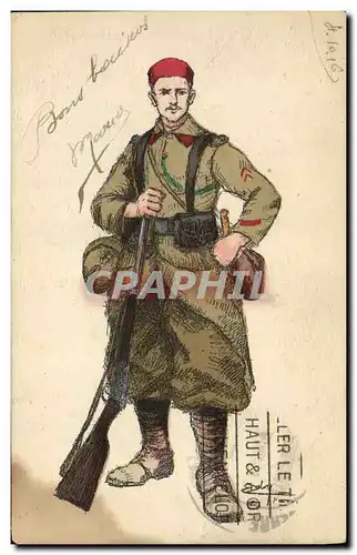 Cartes postales Militaria Soldat