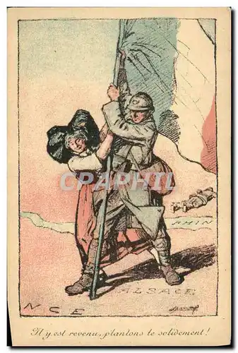 Cartes postales Militaria Alsace