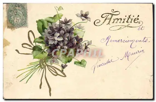 Cartes postales Fantaisie Fleurs