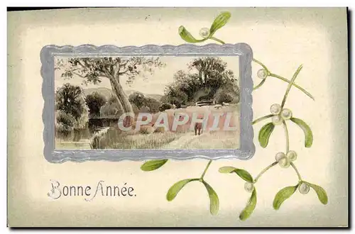 Cartes postales Fantaisie Fleurs Moutons