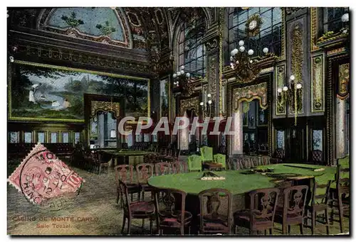 Cartes postales Casino Monte Carlo Salle Touzet