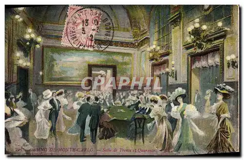 Cartes postales Casino Monte Carlo Salle de Trente et Quarante