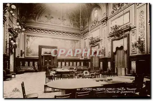 Cartes postales Casino Monte Carlo Salle Touzet Trente et Quarante