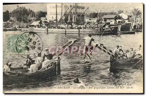 Cartes postales Toulon La targue Jeu populaire datant du 15eme