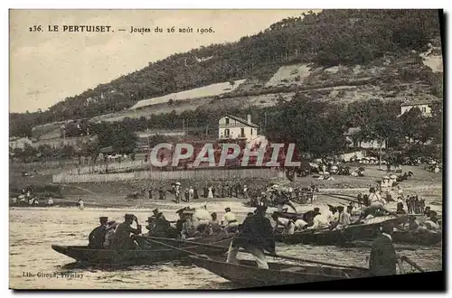 Cartes postales Le Pertuiset Joutes du 26 aout 1906 TOP