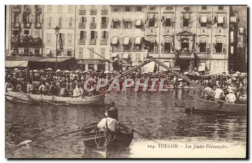 Cartes postales Toulon Les joutes Procencales