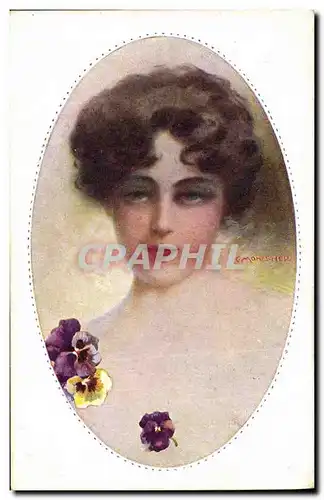 Cartes postales Fantaisie Illustrateur Femme