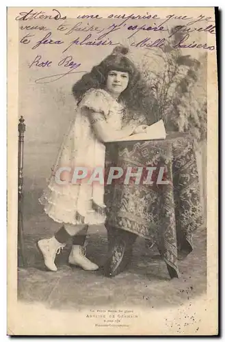 Ansichtskarte AK La petite reine du Piano Adeline de Germain Pianiste compositeur Piano