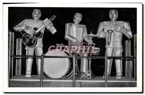 Cartes postales Les Robots musiciens