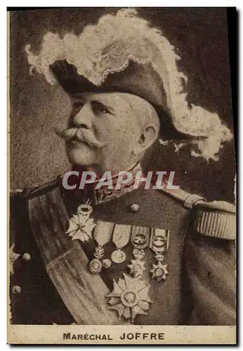 Cartes postales Militaria Marechal Joffre