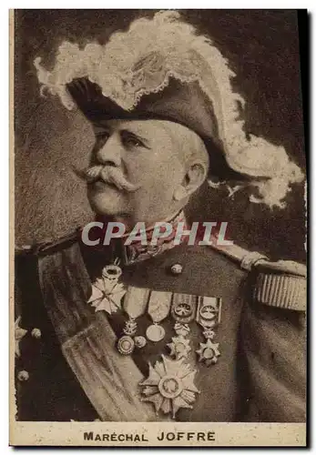 Cartes postales Militaria Marechal Joffre