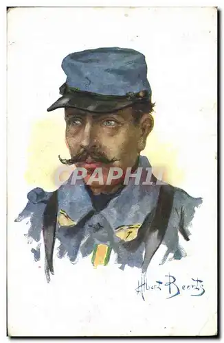 Cartes postales Militaria Soldat