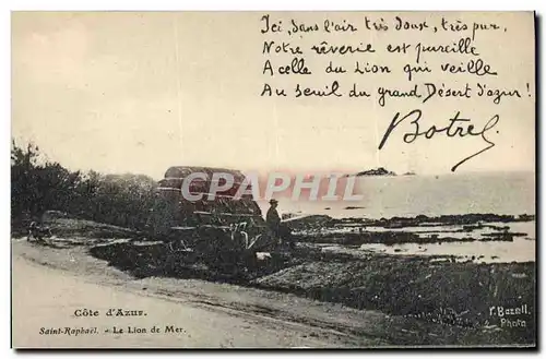 Cartes postales Botrel Saint Raphael Le lion de mer