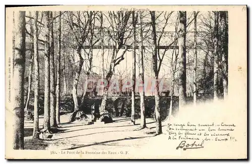 Cartes postales Folklore Botrel Le pont de la fontaine des eaux