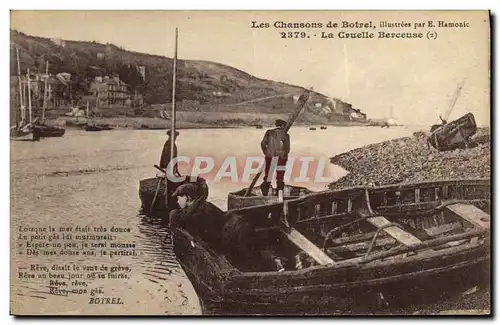 Cartes postales Folklore Les chansons de Botrel illustrees La cruelle berceuse