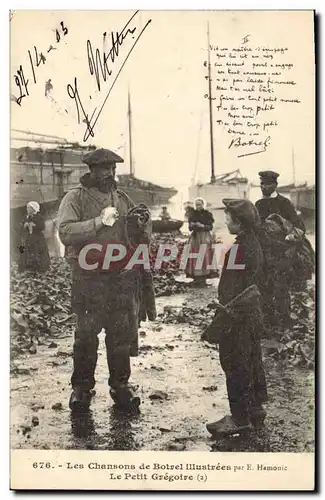 Cartes postales Folklore Les chansons de Botrel illustrees Le petit Gregoire