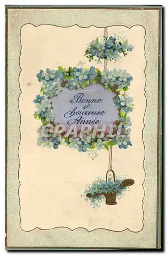 Cartes postales Fantaisie Fleurs