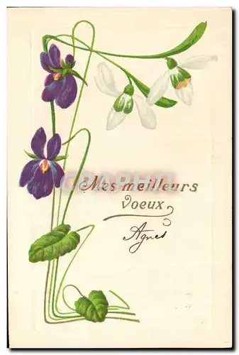 Cartes postales Fantaisie Fleurs