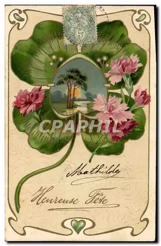 Cartes postales Fantaisie Fleurs