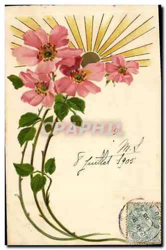 Cartes postales Fantaisie Fleurs