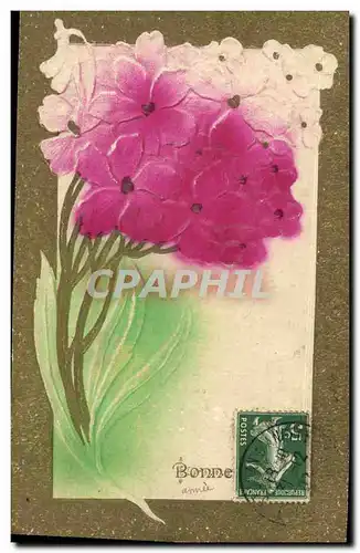 Cartes postales Fantaisie Fleurs