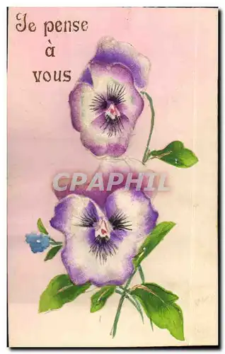 Cartes postales Fantaisie Fleurs