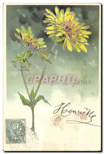 Cartes postales Fantaisie Fleurs