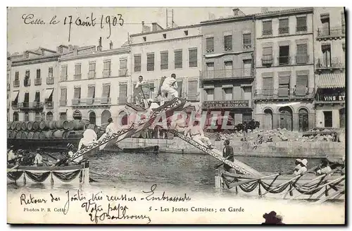 Cartes postales Cette Les joutes Cettoises En Garde