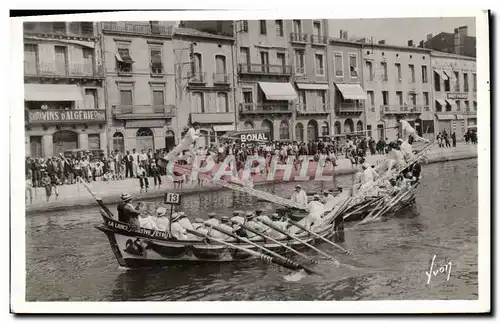 Cartes postales moderne Sete Les jouteurs