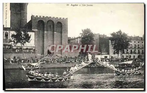 Cartes postales Agde Les joutes