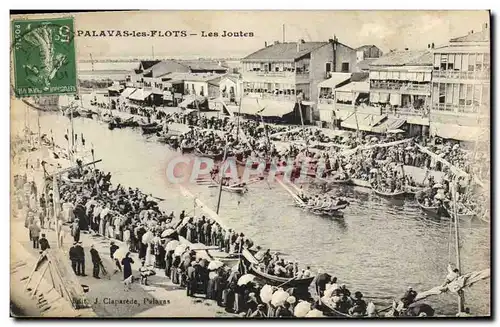 Cartes postales Palavas les Flots Les joutes