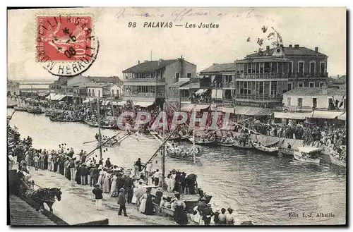 Cartes postales Palavas Les joutes