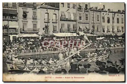 Cartes postales Cette Joutes Avant la rencontre