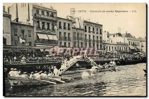 Cartes postales Cette Concours de joutes regionales