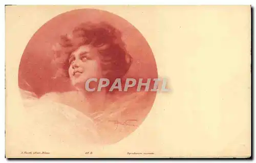 Cartes postales Fantaisie Illustrateur Femme