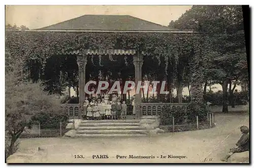 Cartes postales Paris Parc Montsouris Le kiosque