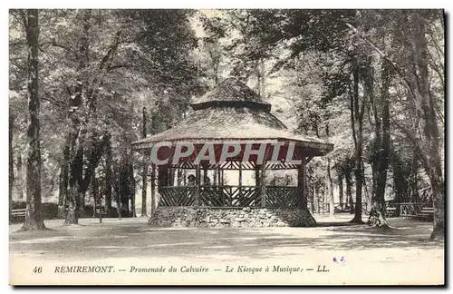 Ansichtskarte AK Remiremont Promenade du calvaire Le kiosque a musique