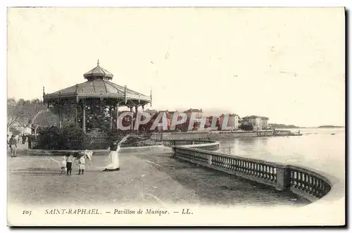 Cartes postales Saint Raphael Pavillon de musique