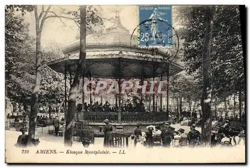 Cartes postales Amiens Kiosque Montplaisir