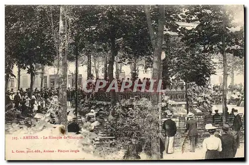 Cartes postales Amiens Le kiosque de musique