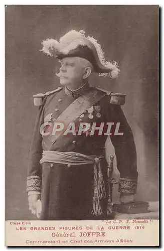 Cartes postales Militaria General Joffre Commandant en chef des Armees Alliees