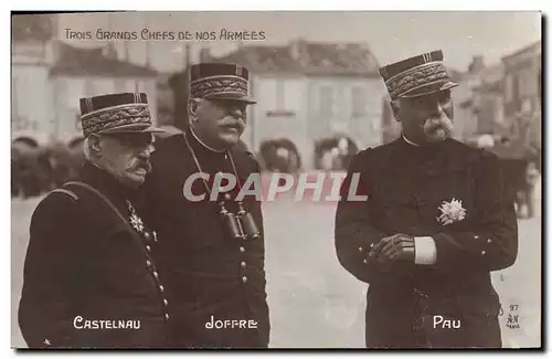 Ansichtskarte AK Militaria Castelnau Joffre Pau