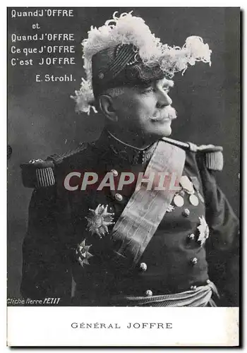 Ansichtskarte AK Militaria General Joffre