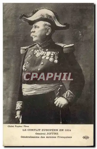 Ansichtskarte AK Militaria General Joffre Generalissime des armees francaises