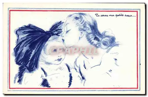 Cartes postales Militaria Enfant Alsace