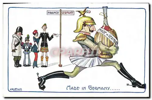 Cartes postales Militaria Made in Germany France