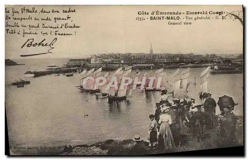 Cartes postales Saint Malo Vue generale