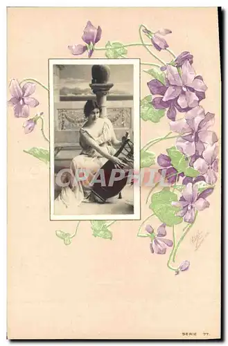 Cartes postales Fantaisie Fleurs Fleurs